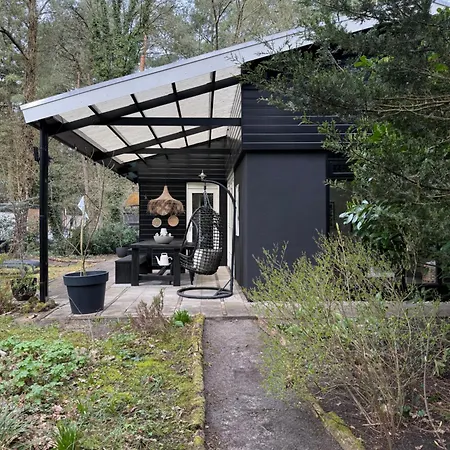 Dromen Op 1 - Stijlvol Boshuis Op De Veluwe Met Veranda En Grote Omheinde Tuin! *